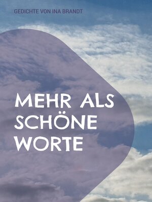 cover image of Mehr als schöne Worte